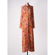 #OOTD - Robe longue orange en coton - Femme - Taille 38 - Modz
