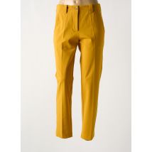 ATTIC AND BARN - Pantalon chino jaune en polyester - Femme - Taille 36 - Modz