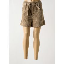 ACQUAVERDE - Short marron en coton - Femme - Taille 36 - Modz
