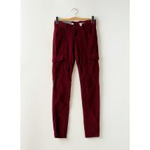 BERENICE'S - Pantalon slim rouge en coton - Femme - Taille W25 - Modz