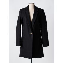 JANIS & JOHN - Manteau long noir en laine - Femme - Taille 36 - Modz