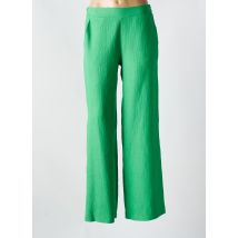 KACY - Pantalon large vert en polyester - Femme - Taille 38 - Modz