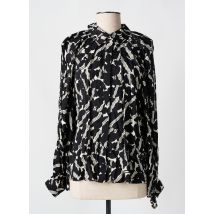 IDANO - Chemisier noir en viscose - Femme - Taille 36 - Modz