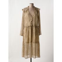 CHERRY PARIS - Robe mi-longue beige en polyester - Femme - Taille 38 - Modz