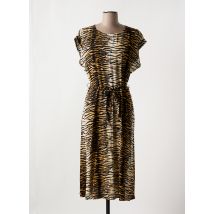 KING LOUIE - Robe mi-longue beige en viscose - Femme - Taille 40 - Modz