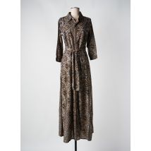 PINK P - Robe longue gris en soie - Femme - Taille 40 - Modz