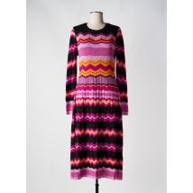 DERHY - Robe longue rose en acrylique - Femme - Taille 42 - Modz