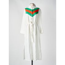 DERHY - Robe longue blanc en lin - Femme - Taille 36 - Modz