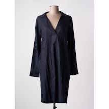 NUMPH - Robe mi-longue bleu en lin - Femme - Taille 40 - Modz