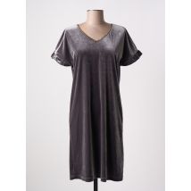 NUMPH - Robe mi-longue gris en polyester - Femme - Taille 40 - Modz
