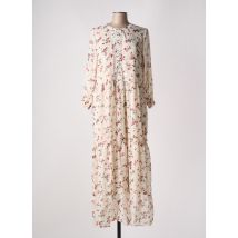 KAFFE - Robe longue beige en polyester - Femme - Taille 44 - Modz
