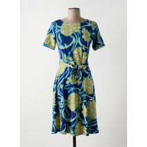KING LOUIE - Robe mi-longue bleu en polyester - Femme - Taille 36 - Modz