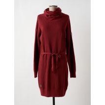 RAGWEAR - Robe pull rouge en coton - Femme - Taille 38 - Modz