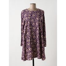 COMPAÑIA FANTASTICA - Robe courte violet en viscose - Femme - Taille 34 - Modz