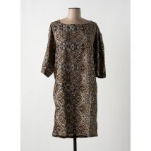 PINK P - Robe mi-longue gris en soie - Femme - Taille 36 - Modz