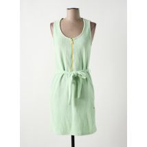 LES TROPEZIENNES PAR M.BELARBI - Robe courte vert en coton - Femme - Taille 34 - Modz