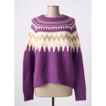 CHERRY PARIS - Pull violet en acrylique - Femme - Taille 36 - Modz