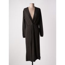 LOSAN - Robe mi-longue vert en polyester - Femme - Taille 42 - Modz