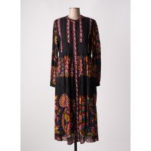 DERHY - Robe mi-longue noir en viscose - Femme - Taille 38 - Modz