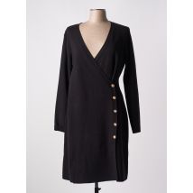 DERHY - Robe mi-longue noir en viscose - Femme - Taille 42 - Modz