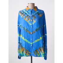 SIROCCO - Chemisier bleu en viscose - Femme - Taille TU - Modz