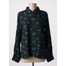 COMPAÑIA FANTASTICA - Chemisier noir en viscose - Femme - Taille 36 - Modz