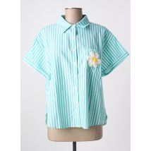 IT HIPPIE - Chemisier vert en coton - Femme - Taille 34 - Modz