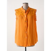 NELL - Chemisier orange en coton - Femme - Taille 36 - Modz