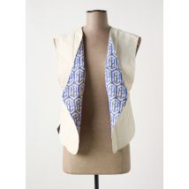 IT HIPPIE - Gilet sans manche beige en polyester - Femme - Taille 36 - Modz