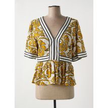 DERHY - Blouse jaune en coton - Femme - Taille 38 - Modz