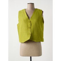 MADEMOISELLE YEYE - Gilet sans manche vert en polyester - Femme - Taille 38 - Modz