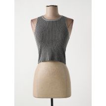 IT HIPPIE - Top gris en viscose - Femme - Taille 36 - Modz