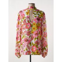 TRAFFIC PEOPLE - Blouse rose en polyester - Femme - Taille 40 - Modz