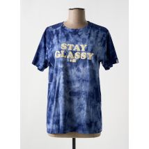 SALTY CREW - T-shirt bleu en coton - Femme - Taille 40 - Modz