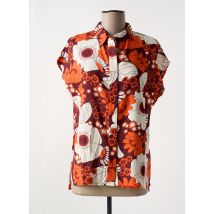 MADEMOISELLE YEYE - Chemisier orange en viscose - Femme - Taille 38 - Modz