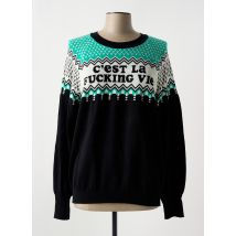 MADEMOISELLE YEYE - Pull noir en coton - Femme - Taille 42 - Modz