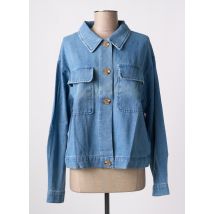 CHERRY PARIS - Veste casual bleu en coton - Femme - Taille 40 - Modz