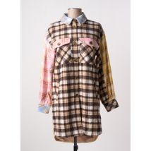 NUMPH - Manteau long marron en polyester - Femme - Taille 42 - Modz
