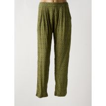 TERRACOTTA - Pantalon droit vert en viscose - Femme - Taille TU - Modz