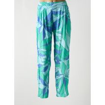 TERRACOTTA - Pantalon droit bleu en viscose - Femme - Taille TU - Modz