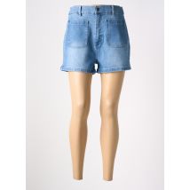 WAXX - Short bleu en coton - Femme - Taille 34 - Modz