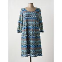 VERA MONT - Robe mi-longue bleu en polyester - Femme - Taille 44 - Modz