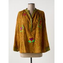 JOHANNA PARIS - Blouse vert en coton - Femme - Taille TU - Modz