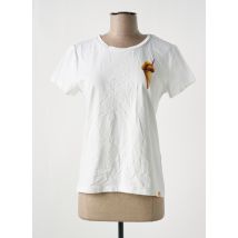 REALLY DOESN'T MATTER - T-shirt blanc en coton - Femme - Taille 40 - Modz