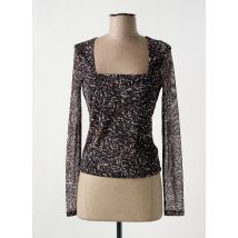 DEUX. BY ELINE DE MUNCK - Top marron en polyester - Femme - Taille 36 - Modz