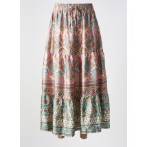 JS MILLENIUM - Jupe longue rose en polyester - Femme - Taille 36 - Modz