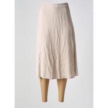 TOM TAILOR - Jupe mi-longue beige en polyester - Femme - Taille 48 - Modz
