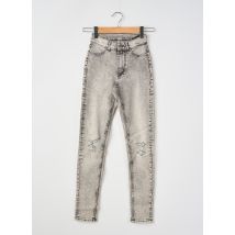 CHEAP MONDAY - Jeans skinny gris en coton - Femme - Taille W26 - Modz