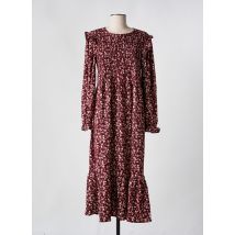 MANGO - Robe longue rouge en polyester - Femme - Taille 36 - Modz