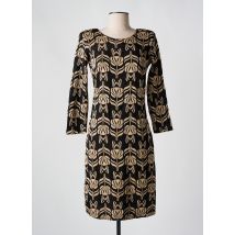 AMELIE & AMELIE - Robe mi-longue or en viscose - Femme - Taille 36 - Modz